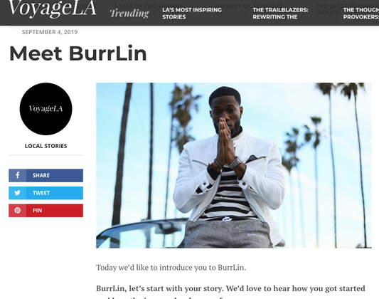 VOYAGE LA - MEET "BURRLIN"